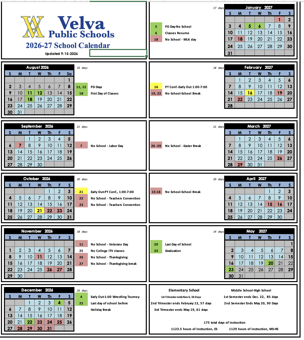 calendar